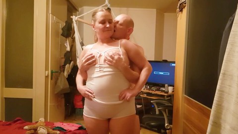 Gros cul, fille qui se masturbe, masturbation